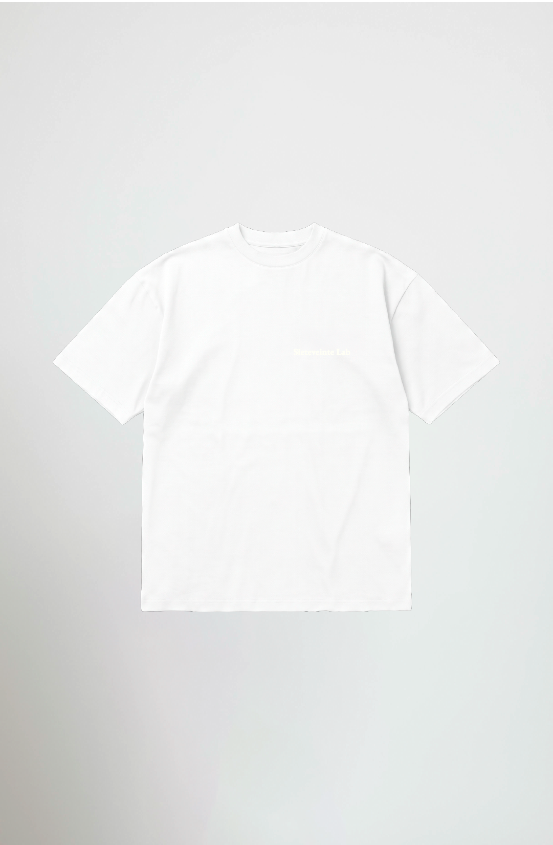 CAMISETA OVERSIZE RAY MARFIL SOBRE MARFIL