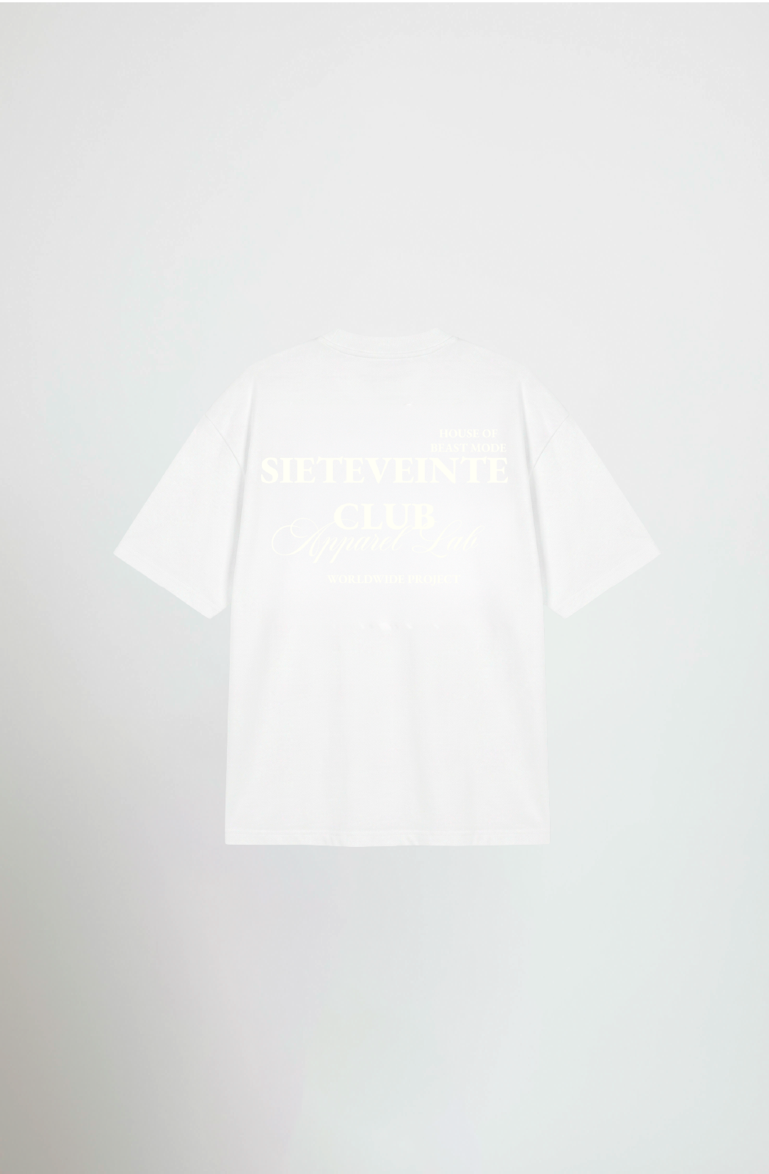 CAMISETA OVERSIZE RAY MARFIL SOBRE MARFIL