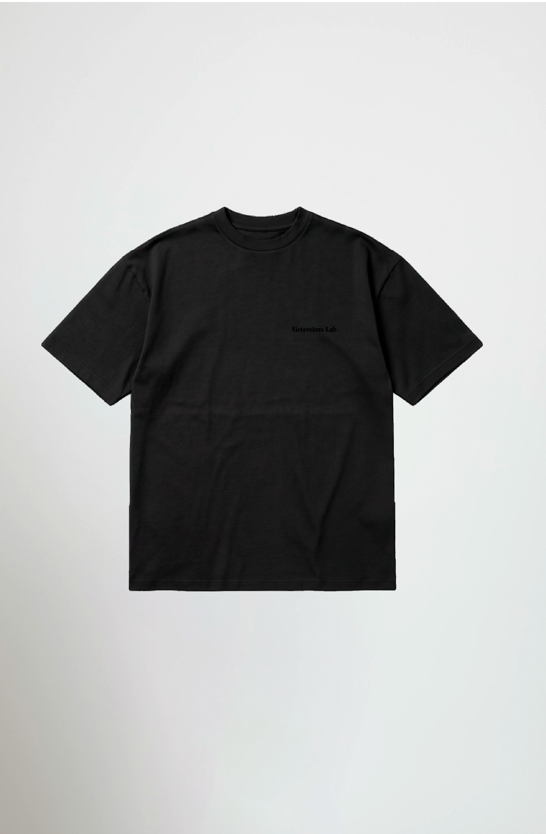 CAMISETA OVERSIZE RAY NEGRO SOBRE NEGRO